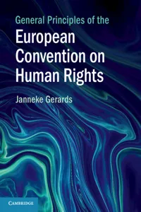 General Principles of the European Convention on Human Rights_cover