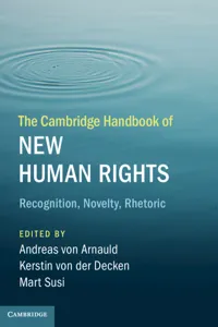 The Cambridge Handbook of New Human Rights_cover