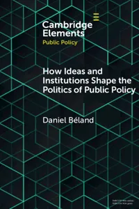 How Ideas and Institutions Shape the Politics of Public Policy_cover
