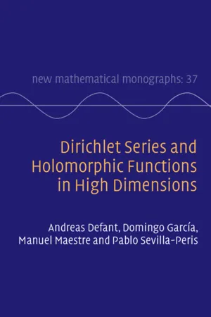 Dirichlet Series and Holomorphic Functions in High Dimensions