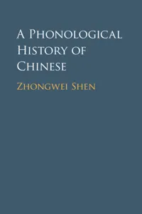 A Phonological History of Chinese_cover