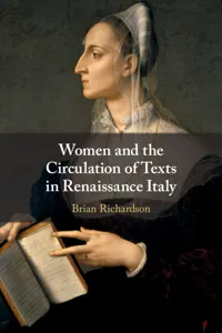 Women and the Circulation of Texts in Renaissance Italy_cover