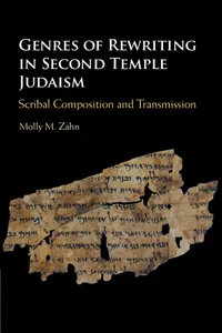 Genres of Rewriting in Second Temple Judaism_cover