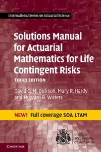 Solutions Manual for Actuarial Mathematics for Life Contingent Risks_cover