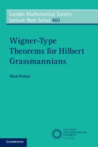 Wigner-Type Theorems for Hilbert Grassmannians_cover