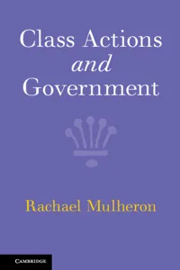 Class Actions and Government_cover