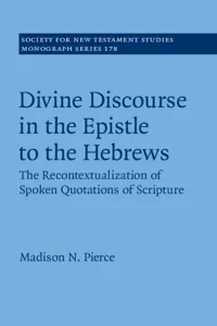 Divine Discourse in the Epistle to the Hebrews_cover