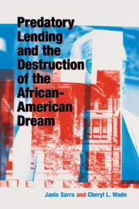 Predatory Lending and the Destruction of the African-American Dream_cover