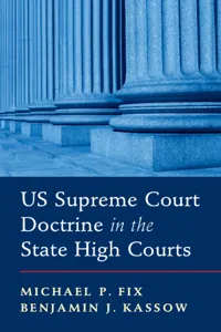 US Supreme Court Doctrine in the State High Courts_cover