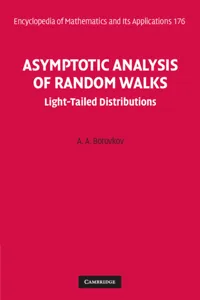 Asymptotic Analysis of Random Walks_cover