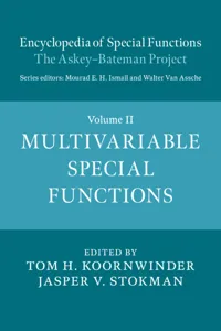 Encyclopedia of Special Functions: The Askey-Bateman Project: Volume 2, Multivariable Special Functions_cover