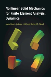 Nonlinear Solid Mechanics for Finite Element Analysis: Dynamics_cover