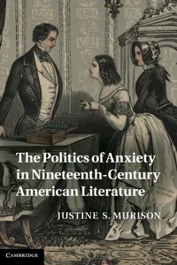 The Politics of Anxiety in Nineteenth-Century American Literature_cover