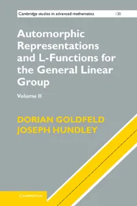 Automorphic Representations and L-Functions for the General Linear Group: Volume 2_cover