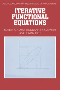 Iterative Functional Equations_cover