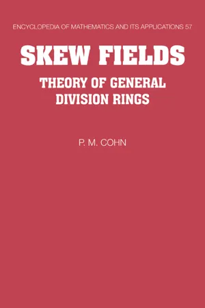 Skew Fields