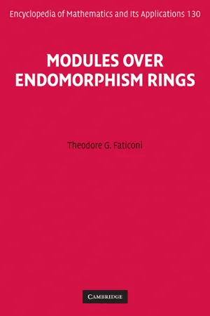 Modules over Endomorphism Rings