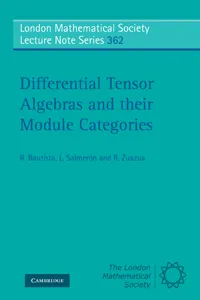 Differential Tensor Algebras and their Module Categories_cover