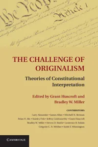 The Challenge of Originalism_cover