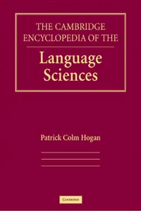 The Cambridge Encyclopedia of the Language Sciences_cover