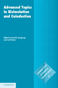 Advanced Topics in Bisimulation and Coinduction_cover