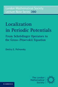 Localization in Periodic Potentials_cover