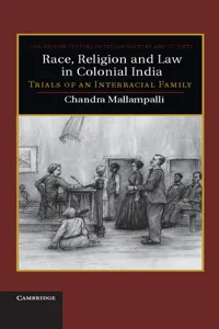 Race, Religion and Law in Colonial India_cover