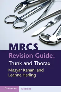 MRCS Revision Guide: Trunk and Thorax_cover