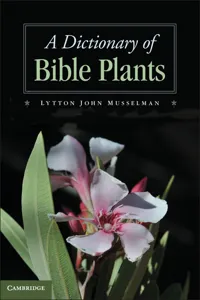 A Dictionary of Bible Plants_cover