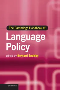 The Cambridge Handbook of Language Policy_cover