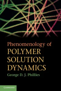 Phenomenology of Polymer Solution Dynamics_cover