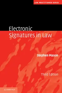 Electronic Signatures in Law_cover