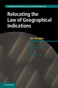 Relocating the Law of Geographical Indications_cover