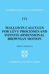 Malliavin Calculus for Lévy Processes and Infinite-Dimensional Brownian Motion_cover