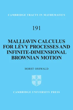 Malliavin Calculus for Lévy Processes and Infinite-Dimensional Brownian Motion