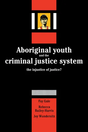 Aboriginal Youth and the Criminal Justice System