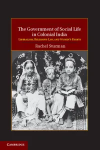 The Government of Social Life in Colonial India_cover