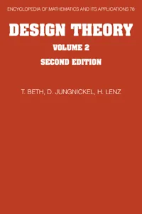 Design Theory: Volume 2_cover