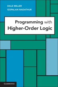 Programming with Higher-Order Logic_cover