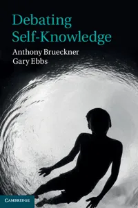 Debating Self-Knowledge_cover