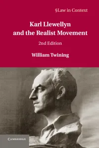 Karl Llewellyn and the Realist Movement_cover