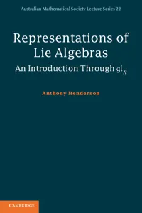 Representations of Lie Algebras_cover