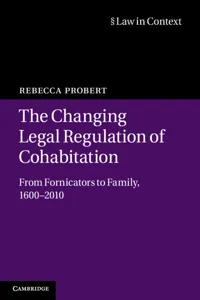 The Changing Legal Regulation of Cohabitation_cover