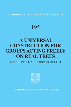 A Universal Construction for Groups Acting Freely on Real Trees