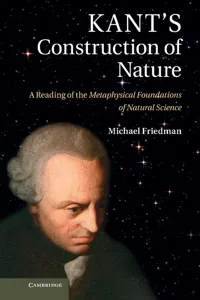 Kant's Construction of Nature_cover