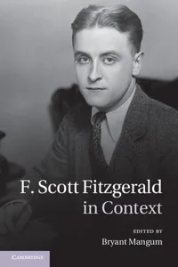 F. Scott Fitzgerald in Context_cover