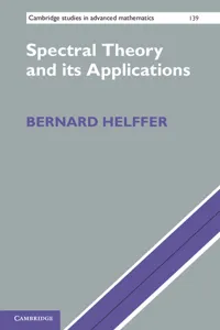 Spectral Theory and its Applications_cover