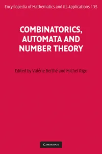 Combinatorics, Automata and Number Theory_cover