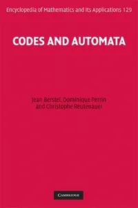 Codes and Automata_cover