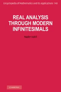 Real Analysis through Modern Infinitesimals_cover